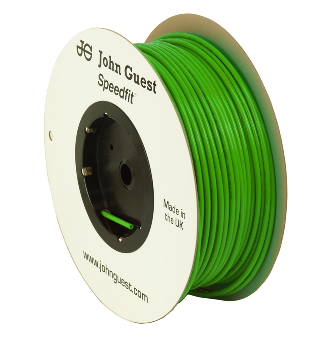 (image for) John Guest PE08-BI-0500F-G 1/4" Polyethylene Tubing 500' Green - Click Image to Close